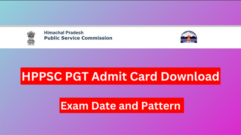 HPPSC PGT Admit Card