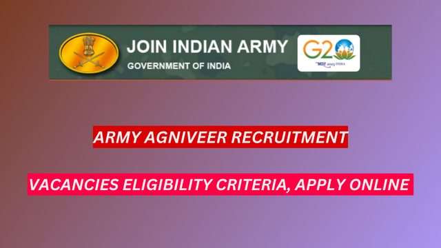Join Indian Army Agniveer Recruitment
